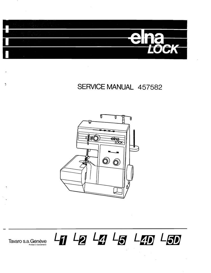 Free Elna Service Manual